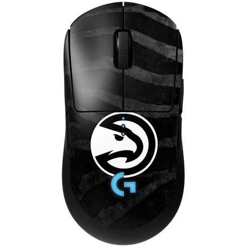 NBA Atlanta Hawks Black Animal Print G Pro Wireless Gaming Mouse Skin