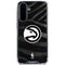 NBA Atlanta Hawks Black Animal Print Galaxy A36 5G Clear Case