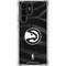 NBA Atlanta Hawks Black Animal Print Galaxy S23 Ultra Clear Case