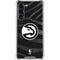 NBA Atlanta Hawks Black Animal Print Galaxy S24 FE Clear Case