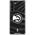 NBA Atlanta Hawks Black Animal Print Galaxy S24 FE Clear Case