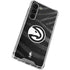 NBA Atlanta Hawks Black Animal Print Galaxy S24 FE Clear Case