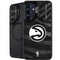 NBA Atlanta Hawks Black Animal Print Galaxy S25 Kickstand Case