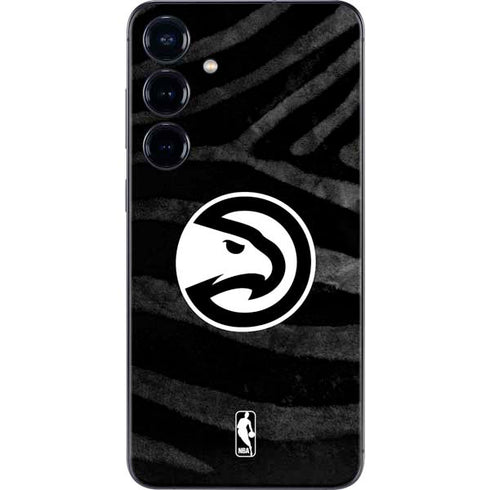 NBA Atlanta Hawks Black Animal Print Galaxy S24 Skin