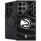 NBA Atlanta Hawks Black Animal Print Galaxy S24 Ultra Kickstand Case