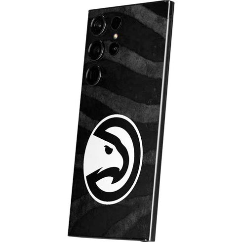 NBA Atlanta Hawks Black Animal Print Galaxy S25 Ultra Skin