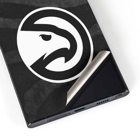 NBA Atlanta Hawks Black Animal Print Galaxy S25 Ultra Skin