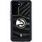 NBA Atlanta Hawks Black Animal Print Galaxy S24 Waterproof Case