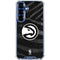 NBA Atlanta Hawks Black Animal Print Galaxy S25 FE Clear Case