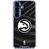 NBA Atlanta Hawks Black Animal Print Galaxy S25 FE Clear Case