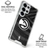 NBA Atlanta Hawks Black Animal Print Galaxy S25 Ultra Clear Case