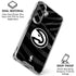NBA Atlanta Hawks Black Animal Print Galaxy S26 Clear Case
