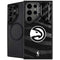 NBA Atlanta Hawks Black Animal Print Galaxy S26 Ultra Kickstand Case