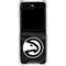 NBA Atlanta Hawks Black Animal Print Galaxy Z Flip6 Clear Case