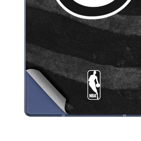 NBA Atlanta Hawks Black Animal Print Galaxy Z Fold6 Skin