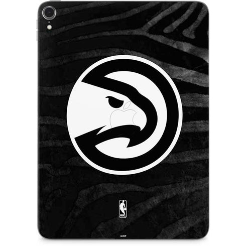 NBA Atlanta Hawks Black Animal Print Apple iPad Pro Skin