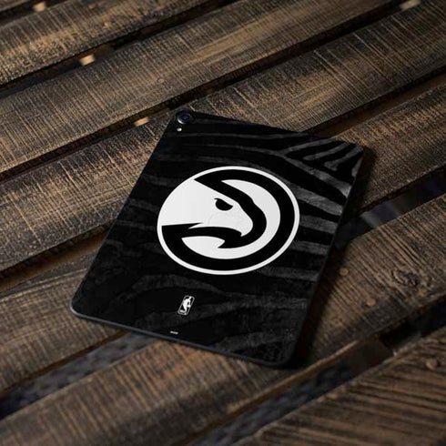 NBA Atlanta Hawks Black Animal Print Apple iPad Pro Skin
