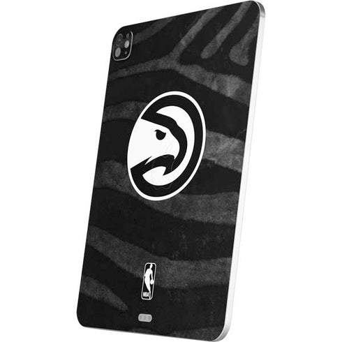 NBA Atlanta Hawks Black Animal Print iPad Pro 13in M4 (2024) Skin