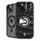 NBA Atlanta Hawks Black Animal Print iPhone 14 Plus Kickstand Case