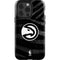 NBA Atlanta Hawks Black Animal Print iPhone 15 Pro Impact Case