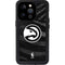 NBA Atlanta Hawks Black Animal Print iPhone 15 Pro Waterproof Case