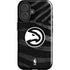 NBA Atlanta Hawks Black Animal Print iPhone 16 Impact Case