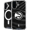 NBA Atlanta Hawks Black Animal Print iPhone 16 MagSafe Case
