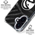 NBA Atlanta Hawks Black Animal Print iPhone 16 Plus Clear Case