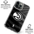 NBA Atlanta Hawks Black Animal Print iPhone 16 Pro Clear Case