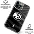 NBA Atlanta Hawks Black Animal Print iPhone 16 Pro Max Clear Case