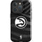 NBA Atlanta Hawks Black Animal Print iPhone 16 Pro Max Impact Case