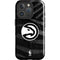 NBA Atlanta Hawks Black Animal Print iPhone 16 Pro Max Magsafe Impact Case