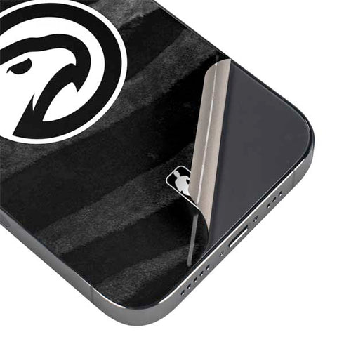 NBA Atlanta Hawks Black Animal Print iPhone 16 Pro Skin
