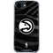 NBA Atlanta Hawks Black Animal Print iPhone 16e Clear Case