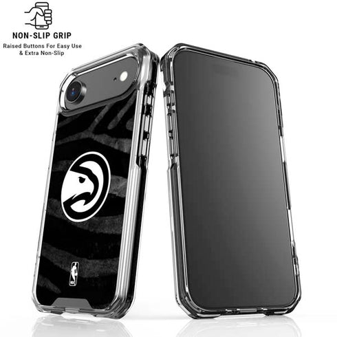 NBA Atlanta Hawks Black Animal Print iPhone 17 Air MagSafe Case