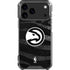 NBA Atlanta Hawks Black Animal Print iPhone 17 Pro Max Clear Case