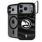 NBA Atlanta Hawks Black Animal Print iPhone 17 Pro Max Kickstand Case
