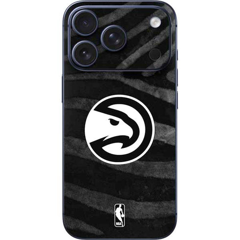 NBA Atlanta Hawks Black Animal Print iPhone 17 Pro Max Skin