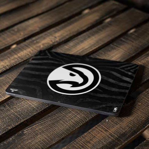 NBA Atlanta Hawks Black Animal Print Apple MacBook Air Skin