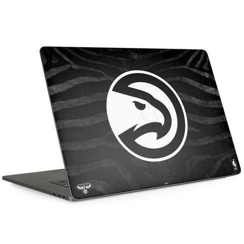 NBA Atlanta Hawks Black Animal Print MacBook Skins
