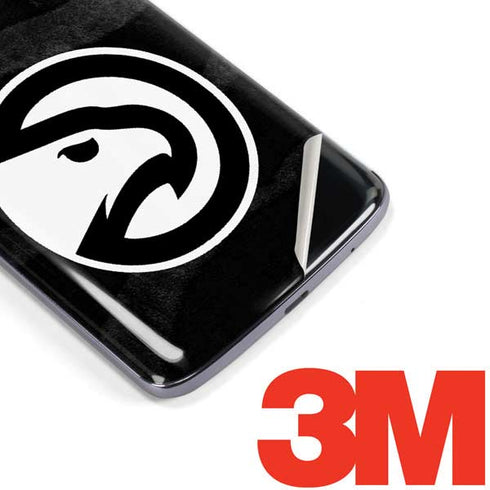 NBA Atlanta Hawks Black Animal Print Moto E5 Plus Skin