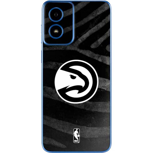 NBA Atlanta Hawks Black Animal Print Moto G Play 4G (2024) Skin