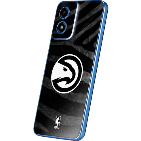 NBA Atlanta Hawks Black Animal Print Moto G Play 4G (2024) Skin