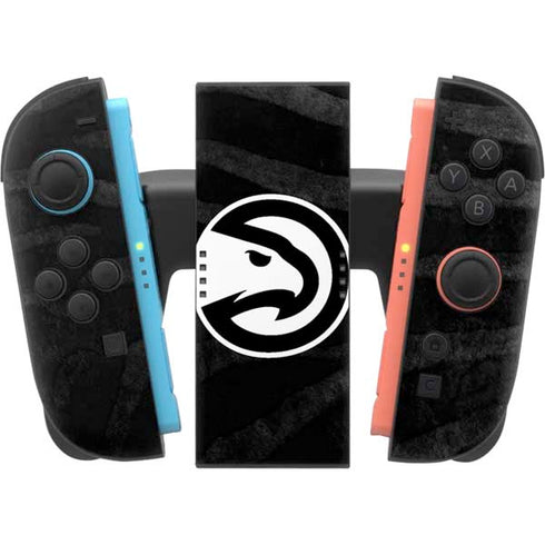 NBA Atlanta Hawks Black Animal Print Nintendo Switch 2 (2025) Joy-Con Controller Skin