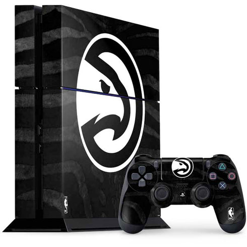 NBA Atlanta Hawks Black Animal Print PlayStation PS4 Skins