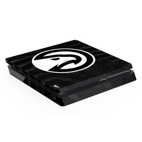 NBA Atlanta Hawks Black Animal Print PS4 Slim Skin