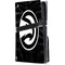 NBA Atlanta Hawks Black Animal Print PS5 Pro Disk Console Skin