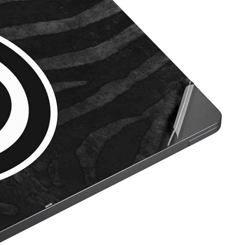 NBA Atlanta Hawks Black Animal Print Surface Laptop 7 15in Skin