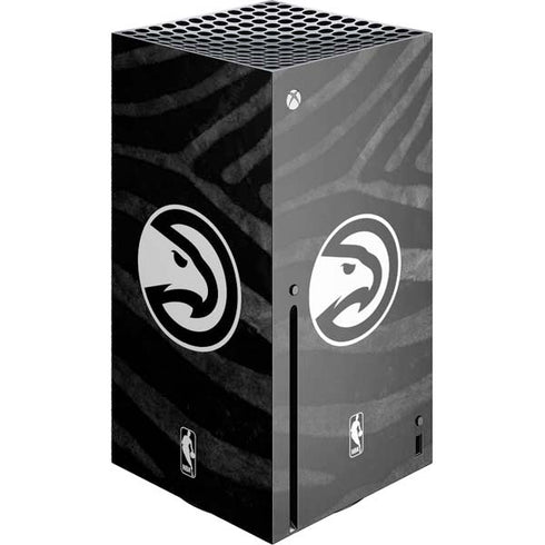 NBA Atlanta Hawks Black Animal Print Xbox Series X Skins