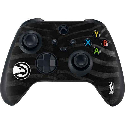 NBA Atlanta Hawks Black Animal Print Xbox Series X Skins